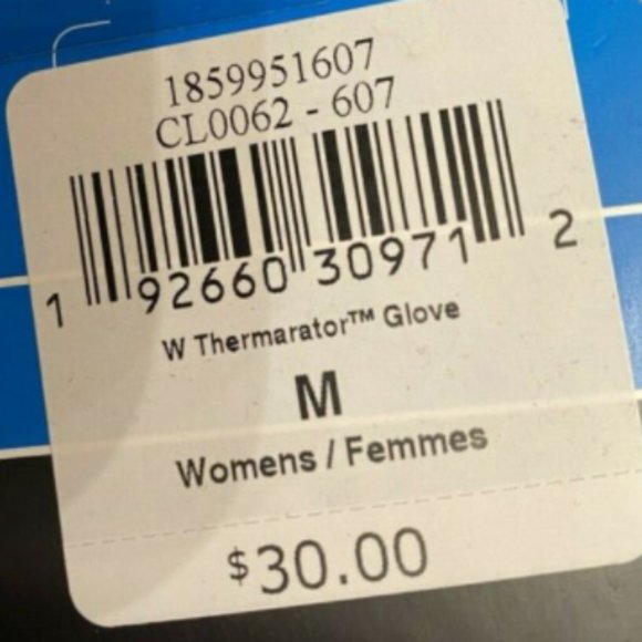 NWT Columbia Women's W Thermarator Glove, Medium - 71/4 - 7 5/8" - Picture 6 of 15